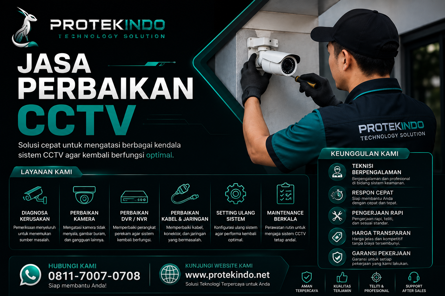 Jasa Perbaikan CCTV Batam