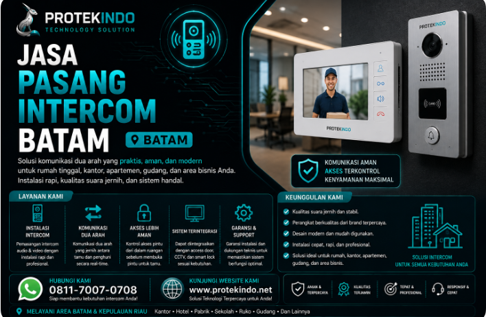 Jasa Pemasangan Intercom Batam