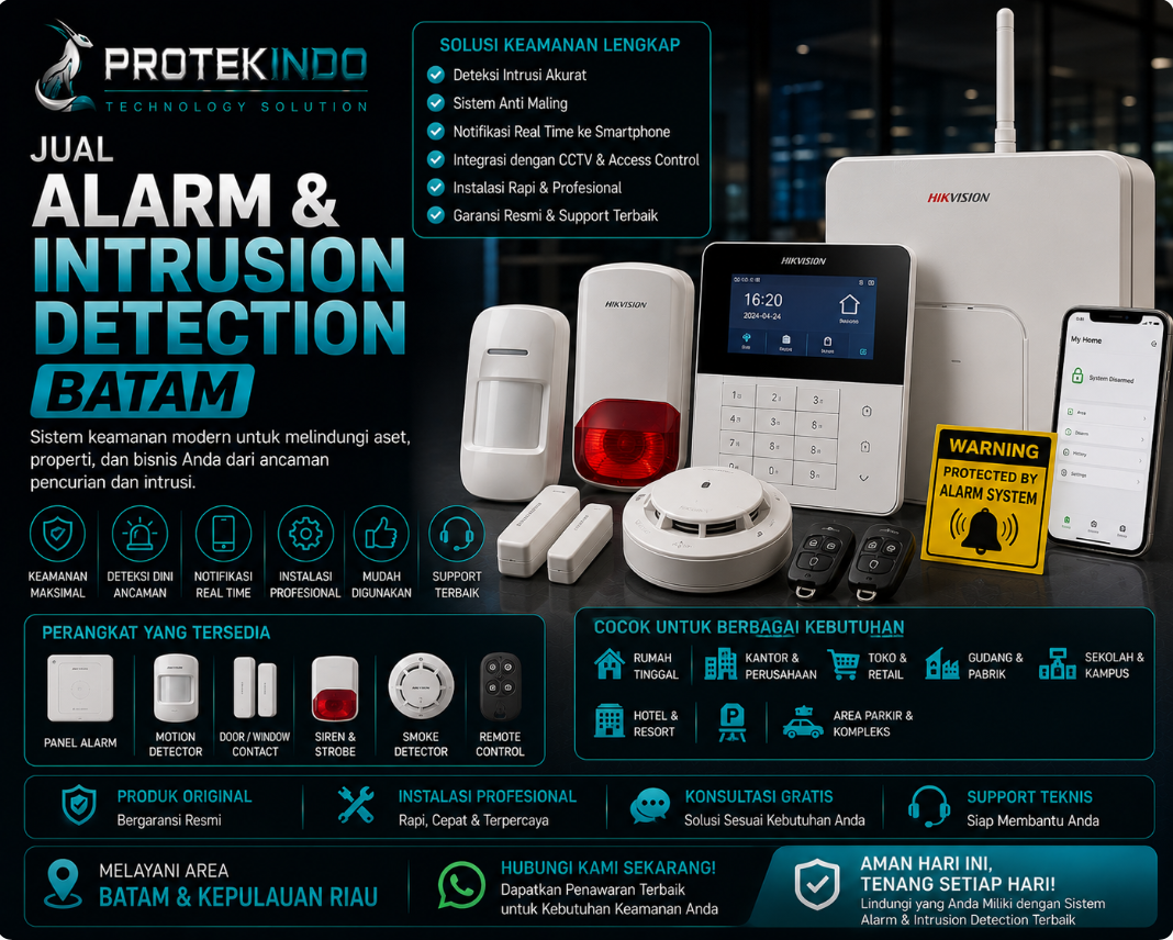 Jual Alarm & Intrusion Detection Batam