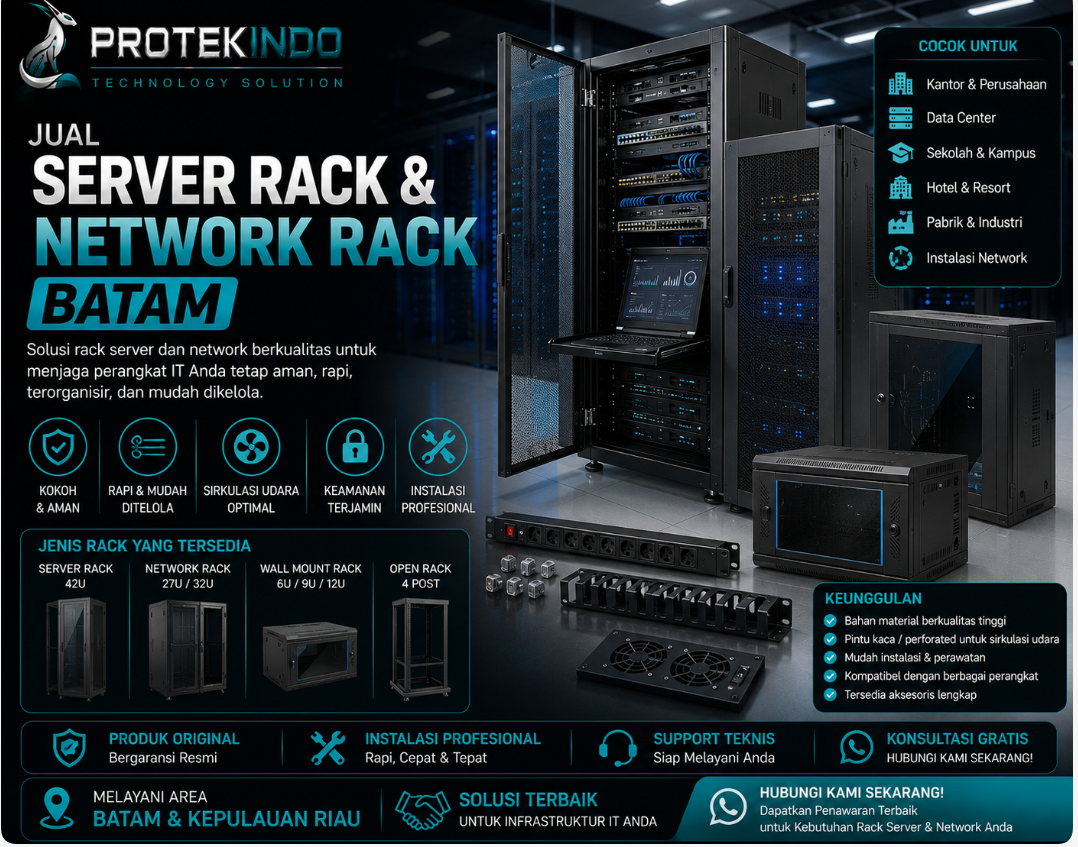 Jual Server Rack & Network Rack Batam